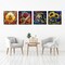 4 Pack Diamond Art Painting Kits for Adults, Stained Glass Full Drill Diamond Dots Paintings for Beginners, Round 5D Paint with Diamonds Pictures Gem Art Painting Kits DIY Crafts Kits 14x14inch